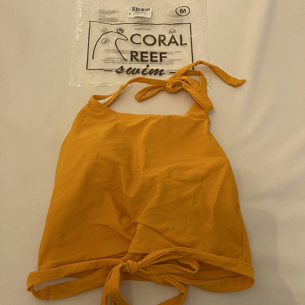 Coral Reef swim top tankini M